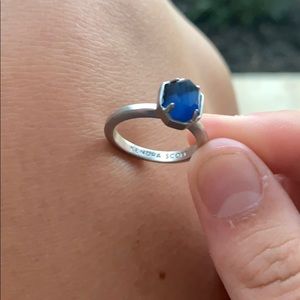 Navy blue Kendra Scott ring